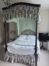 Vintage 4 Poster Bed Mahogany Frame