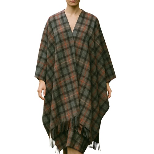 Soft wool cape made - made, in