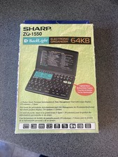 Vintage Sharp ZQ-1550 Electronic Organiser 64KB 