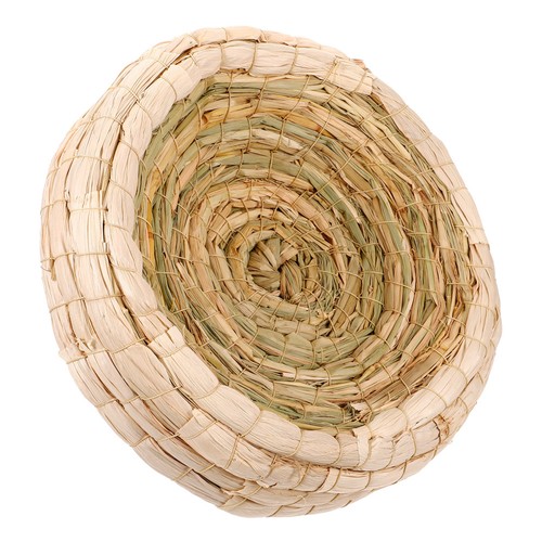 Woven straw bird nest - ,