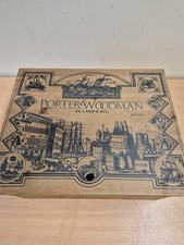 Porter and Woodman Wooden Hamper Wine Bottle Gift Box Empty