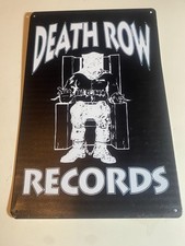 Death Row Records Metal Wall Plaque/sign