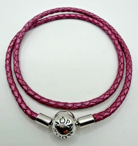 Pandora pink leather - pandora, bracelet