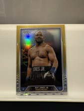 2024 Topps Chrome Boxing Roy Jones Jr 01/50 Gold Refractor Bookend Parallel