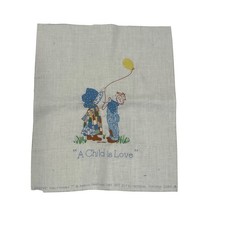 Vintage needlepoint 1977 Holly