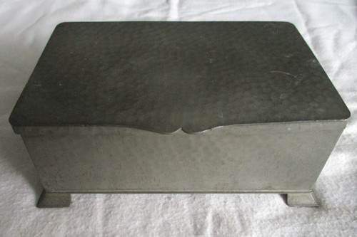 Vintage civic pewter trinket - vintage,