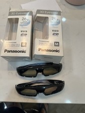 Panasonic Viera 3D Glasses TY-EW3D10E 2 Pairs Medium In Original Packaging