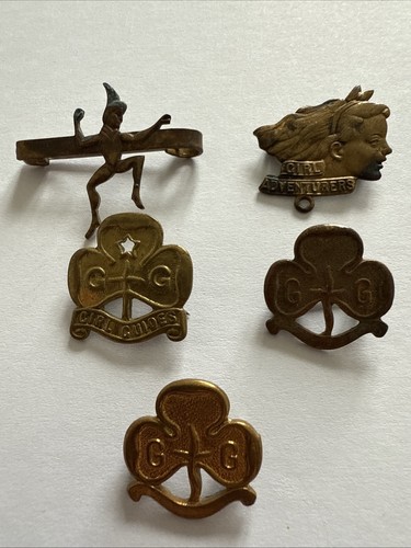 Girl guide vintage - guide, pin