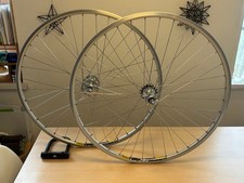 mavic open pro silver 36h fixie bike wheel set