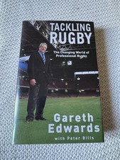 Gareth Edwards Tackling Rugby - Signed HB 1st Edtn Book