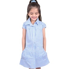 Kids Girls Gingham School