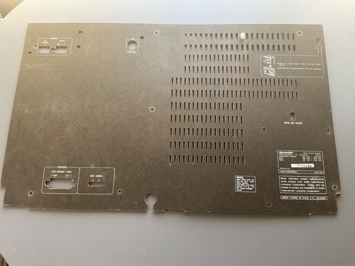 Sharp vz3000 backboard only - sharp,