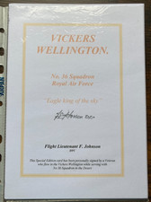 WW2 RAF Flt Lt F Johnson DFC