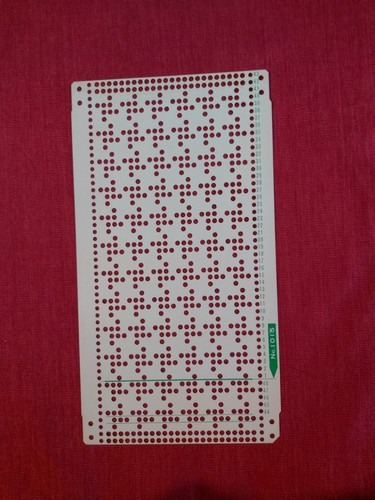 Punchcard from the toyota - a,