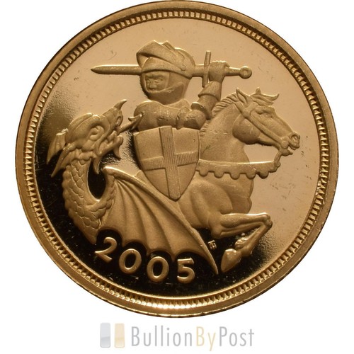2005 proof gold half sovereign - 2005,