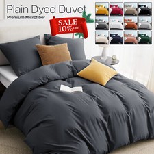 Reversible Duvet Cover Quilt Covers Luxury Bedding Set Single Double & King Size