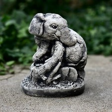 Lucky elephant totem Indian elephant sculpture Baby elephant figurine