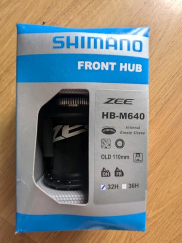 Shimano zee front hub - front,
