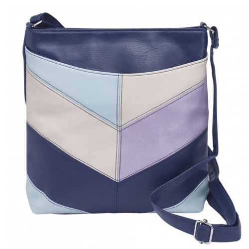 Colour block chevron crossbody - colour,