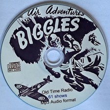Adventures of Biggles Radio  61 Old Time Radio Shows - Audio MP3 CD