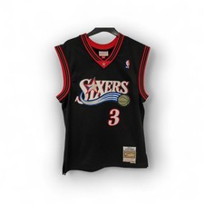 Mitchell & Ness Philadelphia 76ers 2000/01 Jersey, #3 Iverson, Black, Size M