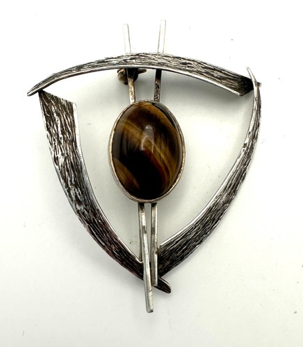 Vintage 70s silver brutalist - vintage,