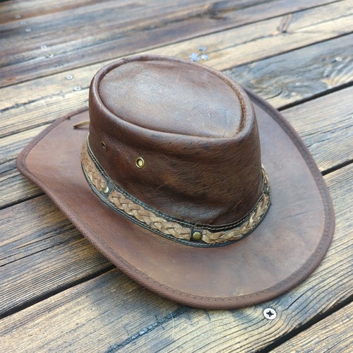 Barmah cowboy hat - cowboy, leather