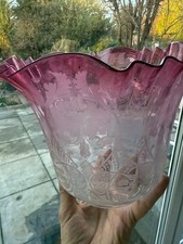 cranberry antique acid etched