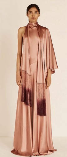 Amanda wakeley fringed - wakeley, crepe
