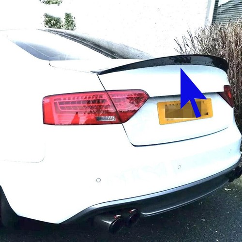 Rear boot trunk lip - rear, spoiler