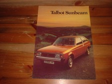 Talbot sunbeam range - talbot,
