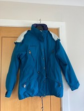 Ladies Ski Jacket Blue Turquoise UK Size 10 Phoenix Gore-tex Glenshee Jacket