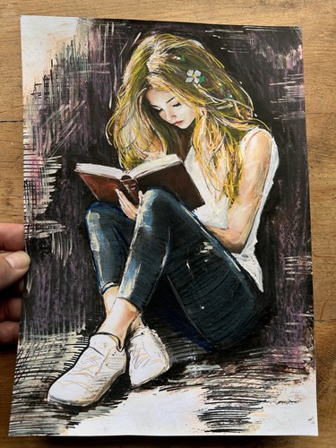 Original female portrait - original,