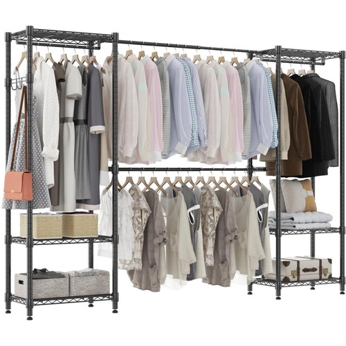 Heavy duty double clothes rail - duty,