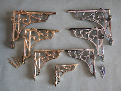 Pair victorian scroll - pair,