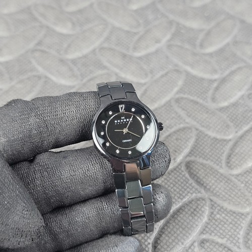 Skagen 572sbxbc ladies black - skagen,