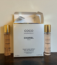 CHANEL Coco Mademoiselle Twist and Spray Eau de Parfum Refills, 20ml x 2