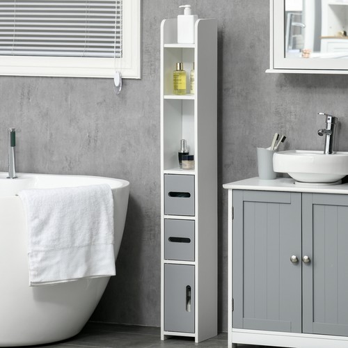 Tall bathroom storage cabinet - storage,