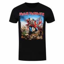 Official Iron Maiden T Shirt The Trooper Eddie Black Classic Rock Metal Band Tee