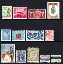 World cinderella and revenue stamps collection all mnh