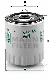 Fuel filter for daewoo - filter,
