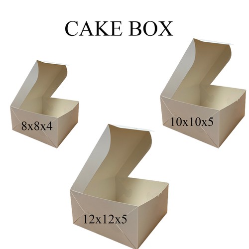 White folding cardboard - white,