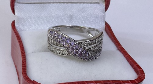 Vintage qvc diamonique purple - qvc,