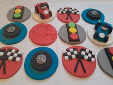 car racing edible fondant