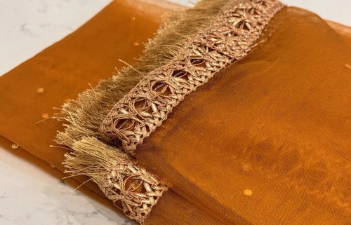 Rusty orange dupatta - orange, chunni