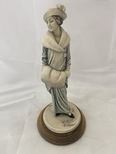 Vintage Capodimonte Lady Figurine Fashions *1913 *Italy Signed Vittorio Tessaro