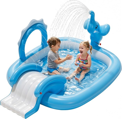 Kids inflatable pool elephant - pool,