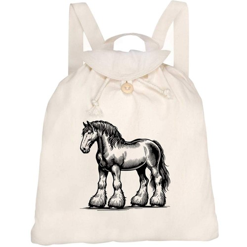 Clydesdale horse canvas - horse',