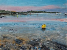 Loe Beach, original acrylics