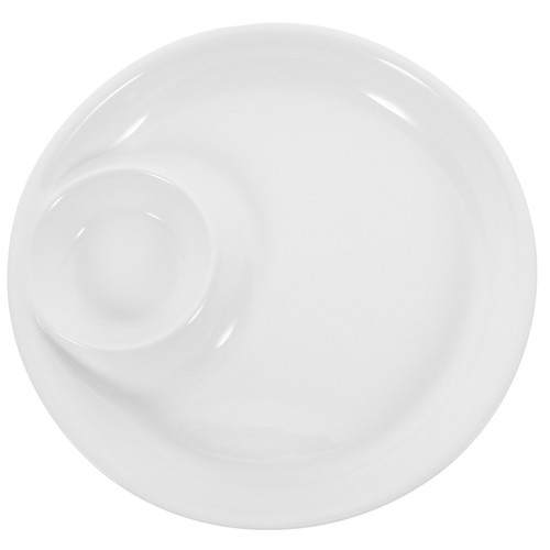 Divided soup sandwich plate - sandwich,